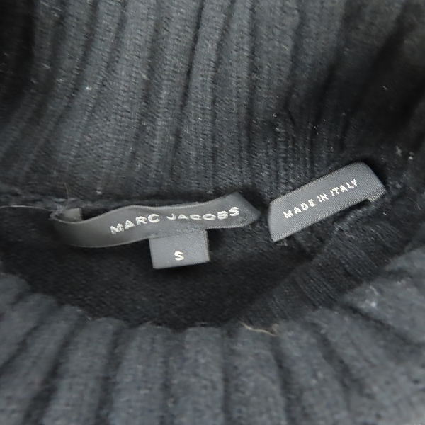 実際に弊社で買取させて頂いたMARC JACOBS/マークジェイコブス イタリア製 カシミア100% タートルネックニット Sの画像 2枚目