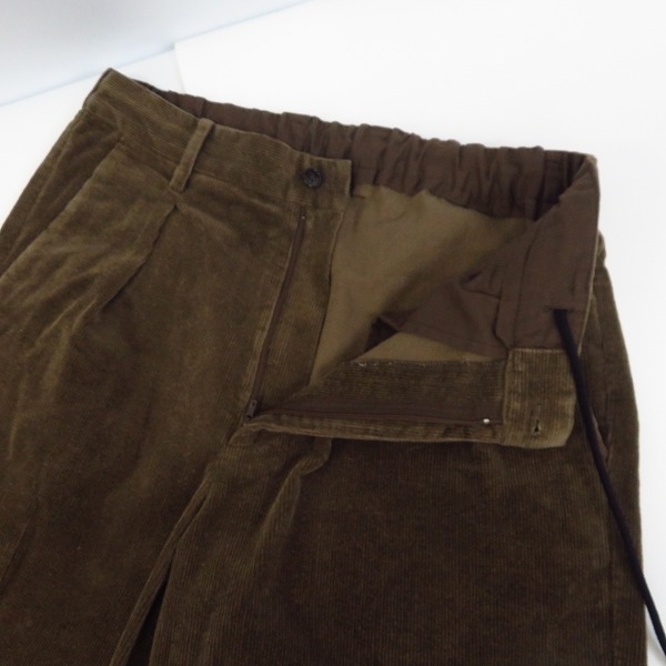 実際に弊社で買取させて頂いた417 by EDIFICE/エディフィス コーデュロイ生地 2Bテーラードジャケット/パンツ セットアップ ブラウン/Mの画像 5枚目