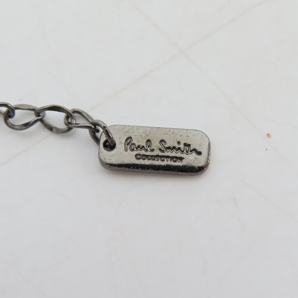 実際に弊社で買取させて頂いたPaul Smith/ポールスミス COLLECTION ロゴ プレート ペンダント/ネックレスの画像 5枚目