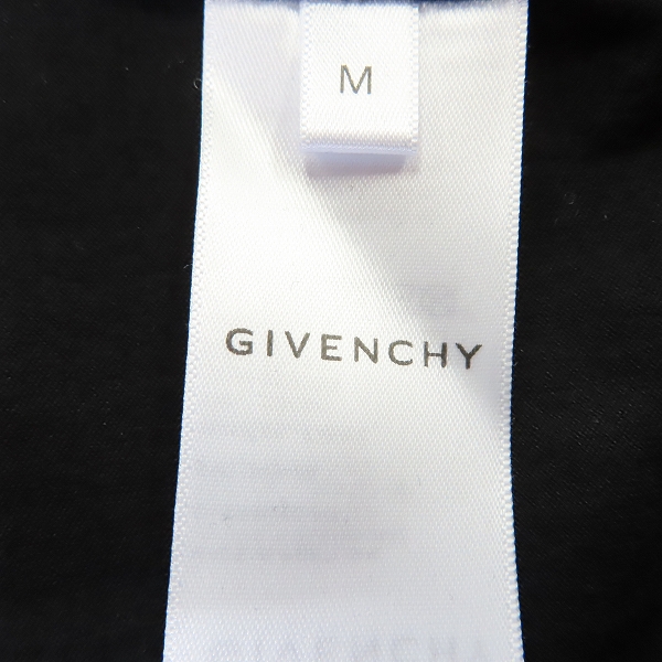 実際に弊社で買取させて頂いた【JPタグ】GIVENCHY/ジバンシィ 21SS 立体ロゴ刺繍 半袖Tシャツ/Mの画像 3枚目