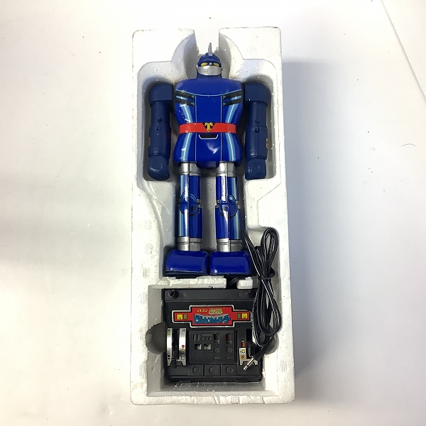 実際に弊社で買取させて頂いた【ジャンク】ポピー 電動 ビジョンコントロール 鉄人28号/ブリキ/太陽の使者の画像 1枚目