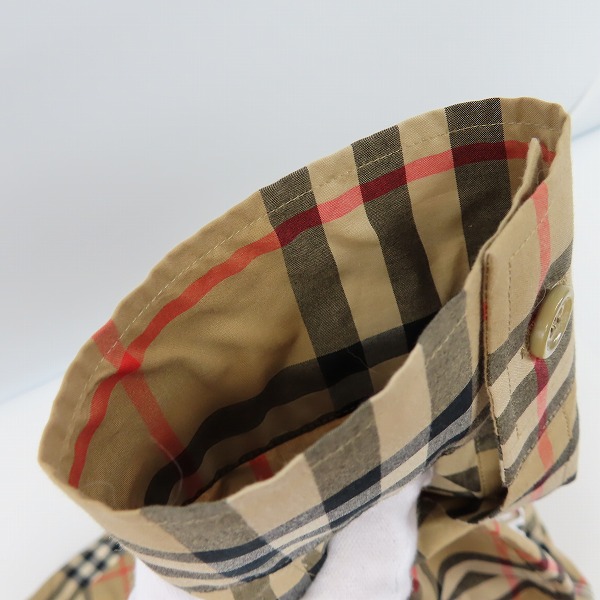 実際に弊社で買取させて頂いたBURBERRY/バーバリー ロゴプリント ヴィンテージチェック コットンポプリン シャツ 8029878/Mの画像 7枚目