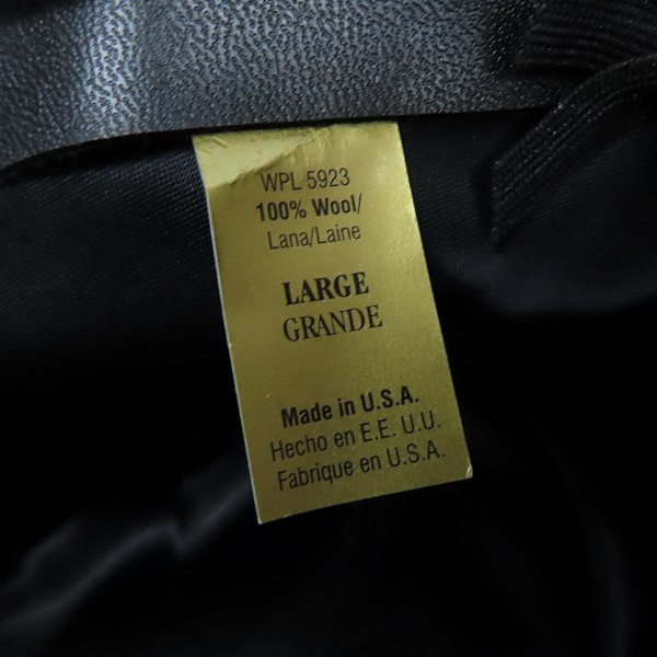 実際に弊社で買取させて頂いたCA4LA/カシラ ウール ブラウン系 中折れハット/帽子の画像 6枚目