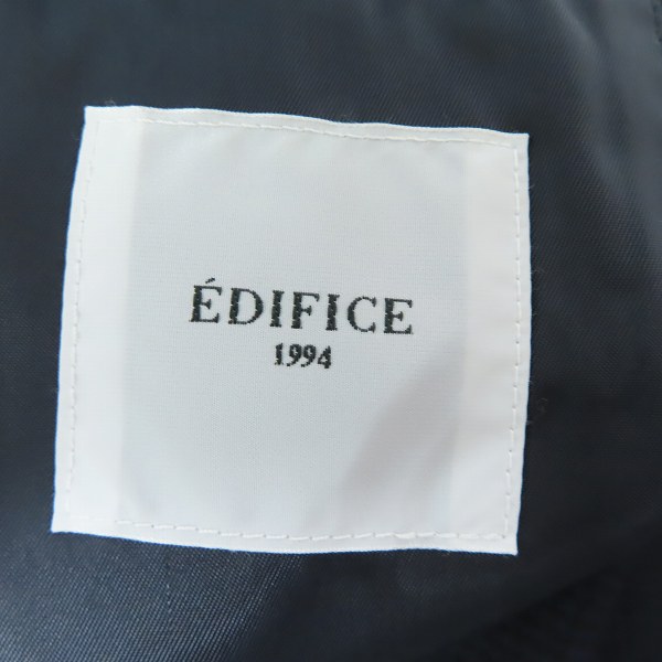 実際に弊社で買取させて頂いたEDIFICE/エディフィス 2Bジャケット チェック柄 セットアップ/M/Sの画像 2枚目