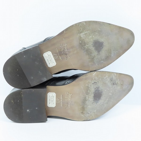 実際に弊社で買取させて頂いたJean Paul Gaultier/ジャンポールゴルチエ ウイングチップ レザーシューズ/40の画像 2枚目