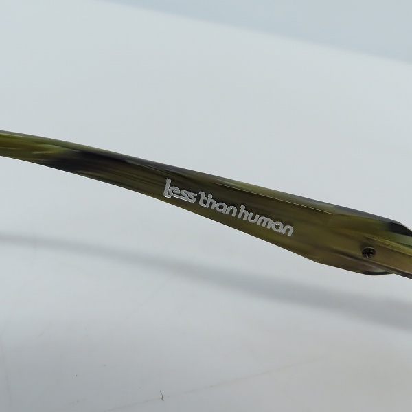 実際に弊社で買取させて頂いたLess Than Human/レスザンヒューマン  IN AND OUT-1 メガネフレームの画像 5枚目