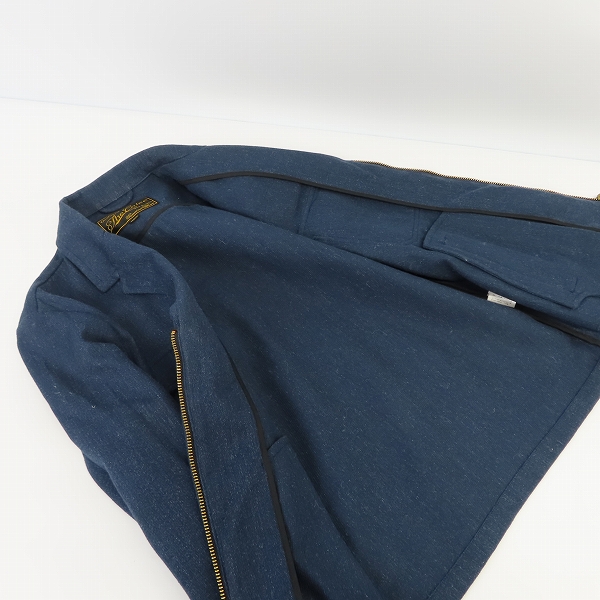 実際に弊社で買取させて頂いたCALEE/キャリー TRICOT WORK JACKET ワークジャケット/Mの画像 2枚目