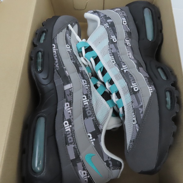 実際に弊社で買取させて頂いたNIKE/ナイキ AIR MAX 95 PRNT ATMOS WE LOVE/エアマックス 95 AQ0925-001/27.5の画像 8枚目
