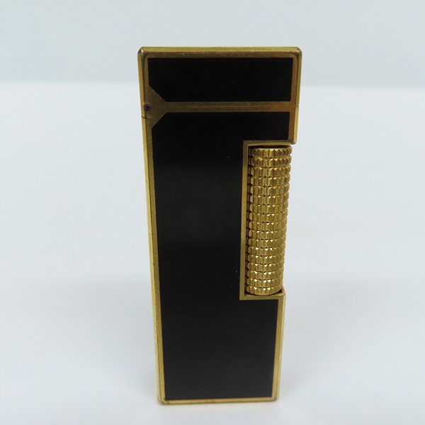 実際に弊社で買取させて頂いたdunhill/ダンヒル サイドローラーガスライター ブラック×ゴールド