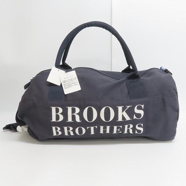 実際に弊社で買取させて頂いたBROOKS BROTHERS/ブルックスブラザーズ ロゴプリント ボストンバッグ