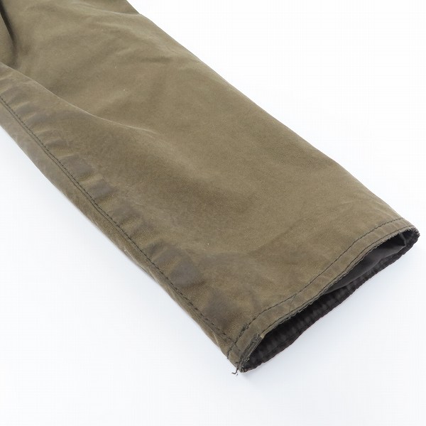 実際に弊社で買取させて頂いたBarbour/バブアー SL BEDALE WASHED ウォッシュドビデイルジャケット スリムフィット 1302280/38の画像 6枚目