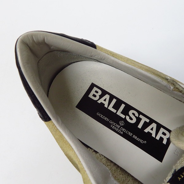 実際に弊社で買取させて頂いたGOLDEN GOOSE/ゴールデングース レザースニーカー/41の画像 4枚目