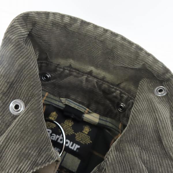 実際に弊社で買取させて頂いたBarbour/バブアー SL BEDALE WASHED ウォッシュドビデイルジャケット スリムフィット 1302280/38の画像 5枚目