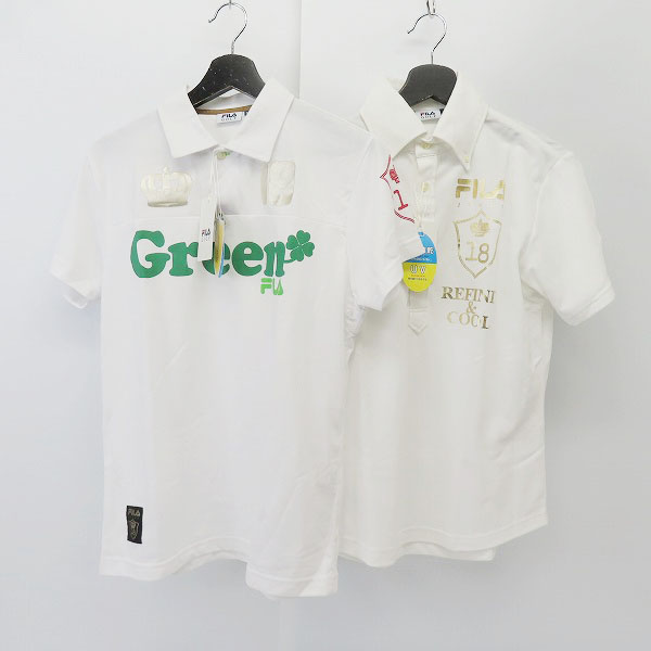実際に弊社で買取させて頂いた【未使用含む】FILA/フィラ GOLF ポロシャツ等 ゴルフウエア L 5点セットの画像 2枚目