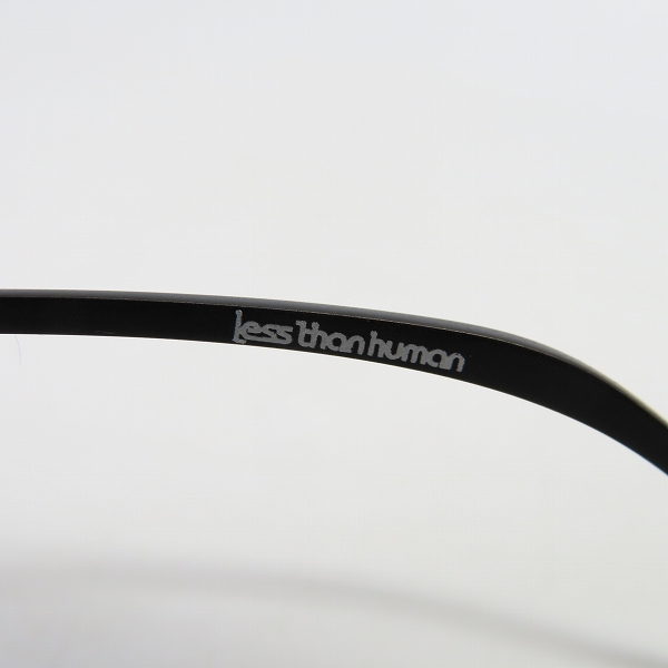 実際に弊社で買取させて頂いたless than human/レスザンヒューマン アンダーリム メガネフレーム po6po10 195nの画像 5枚目