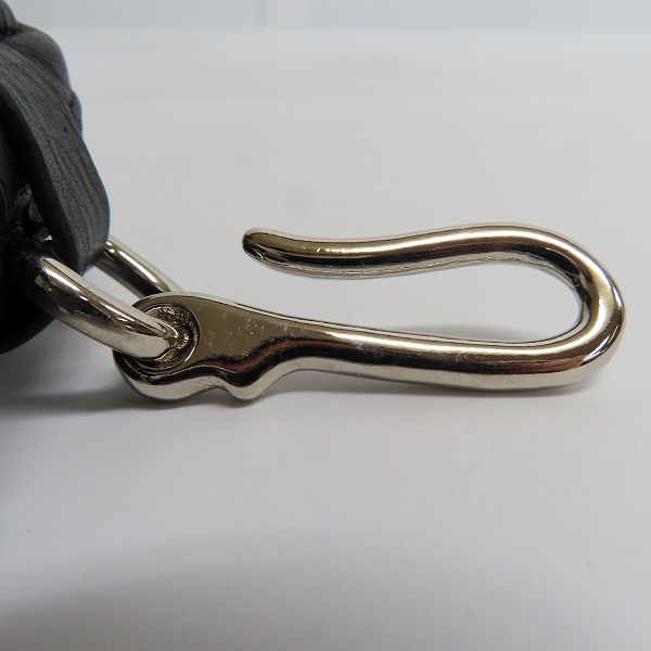 実際に弊社で買取させて頂いたCALEE/キャリー 20AW フック付き スター レザー ポーチ CL-20AW008SLの画像 6枚目