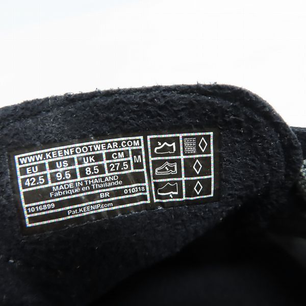 実際に弊社で買取させて頂いたKEEN/キーン ユニークフラットコード 1016899/27.5の画像 5枚目