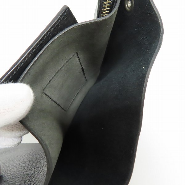 実際に弊社で買取させて頂いたCALEE/キャリー 20SS スターボタン 3つ折り レザー財布/ウォレット CL-20SS009L&ALの画像 6枚目