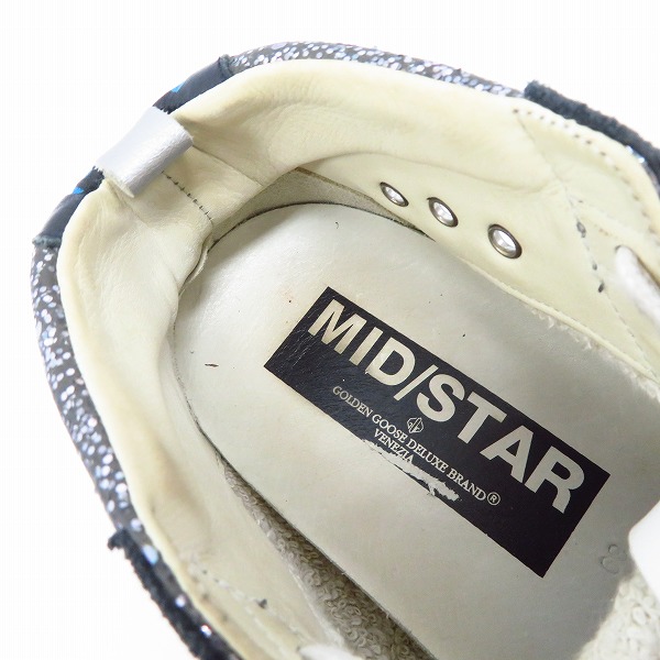 実際に弊社で買取させて頂いたGOLDEN GOOSE/ゴールデングース スパンコール スニーカー/シューズ/39の画像 4枚目