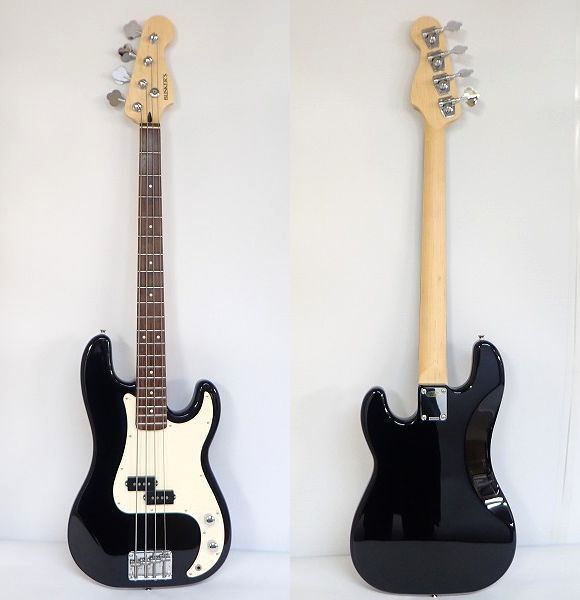 実際に弊社で買取させて頂いた★BUSKER'S/バスカーズ プレシジョンベースタイプ BLACK エレキベース ソフトケース付の画像 1枚目
