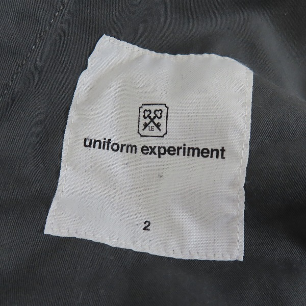 実際に弊社で買取させて頂いたuniform experiment/ユニフォーム エクスペリメント TAPERED CHINO PANTS チノパン UE-202042/2の画像 4枚目