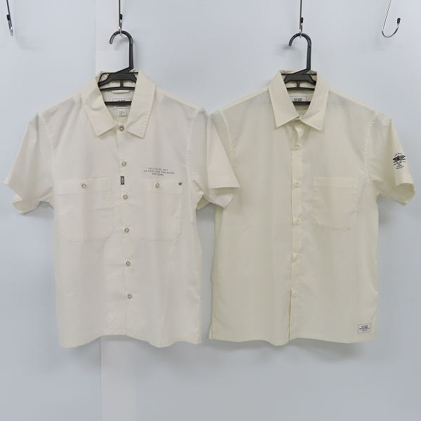 実際に弊社で買取させて頂いたTHE CRIMIE/クライミー 半袖ボタンシャツ ホワイト/S 2点セット