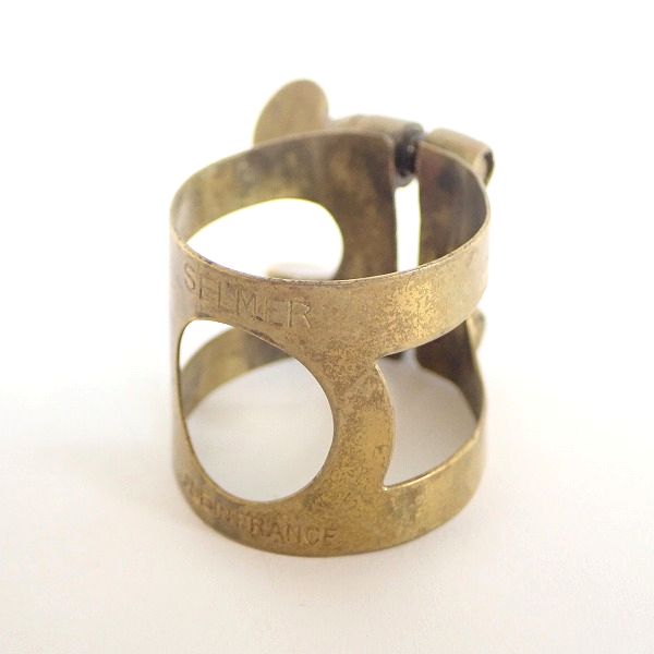 実際に弊社で買取させて頂いたSELMER/セルマー アルトサックス用 リガチャー ゴールド の画像 1枚目