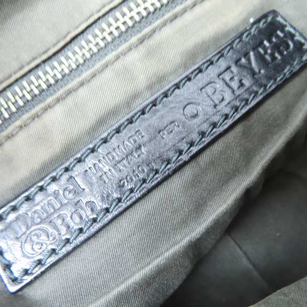 実際に弊社で買取させて頂いたDaniel&Bob/ダニエル＆ボブ CULODORO RODI/クロドーロ ロディ レザー 2WAY トートバッグ/ショルダーバッグ ブラックの画像 3枚目