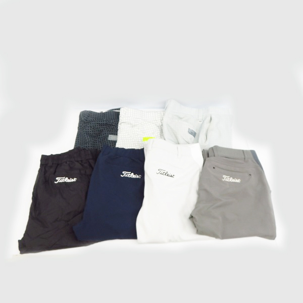 実際に弊社で買取させて頂いたTitleist/タイトリスト new balance/ニューバランス チェックパンツ/中綿パンツ 7点セット