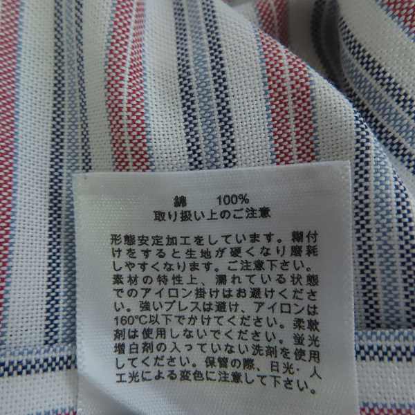 実際に弊社で買取させて頂いたBROOKS BROTHERS/ブルックスブラザーズ ストライプ柄 胸刺繍 長袖シャツ/Lの画像 3枚目