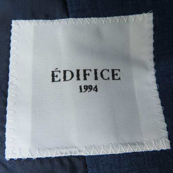 実際に弊社で買取させて頂いた【未使用】EDIFICE/エディフィス CLICK TEIJIN セットアップスーツ Mの画像 2枚目