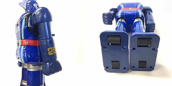 実際に弊社で買取させて頂いた【ジャンク】ポピー 電動 ビジョンコントロール 鉄人28号/ブリキ/太陽の使者の画像 5枚目