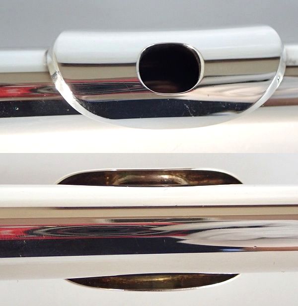 実際に弊社で買取させて頂いたYAMAHA/ヤマハ YFL-311/YFL311 フルート 頭部管銀製 Eメカ付 ハードケース・ケースカバー付の画像 2枚目