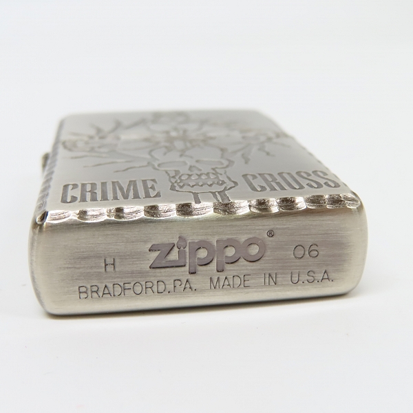 実際に弊社で買取させて頂いたZIPPO/ジッポー CRIMIE CROSS 06年製の画像 2枚目