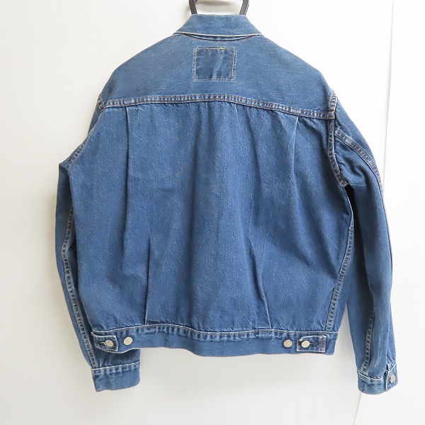 極上 LEVI’S リーバイス 507xx 2nd 復刻 バレンシア555 44 90's】Vintage Levi's 507XX Denim Jacket Size.44 