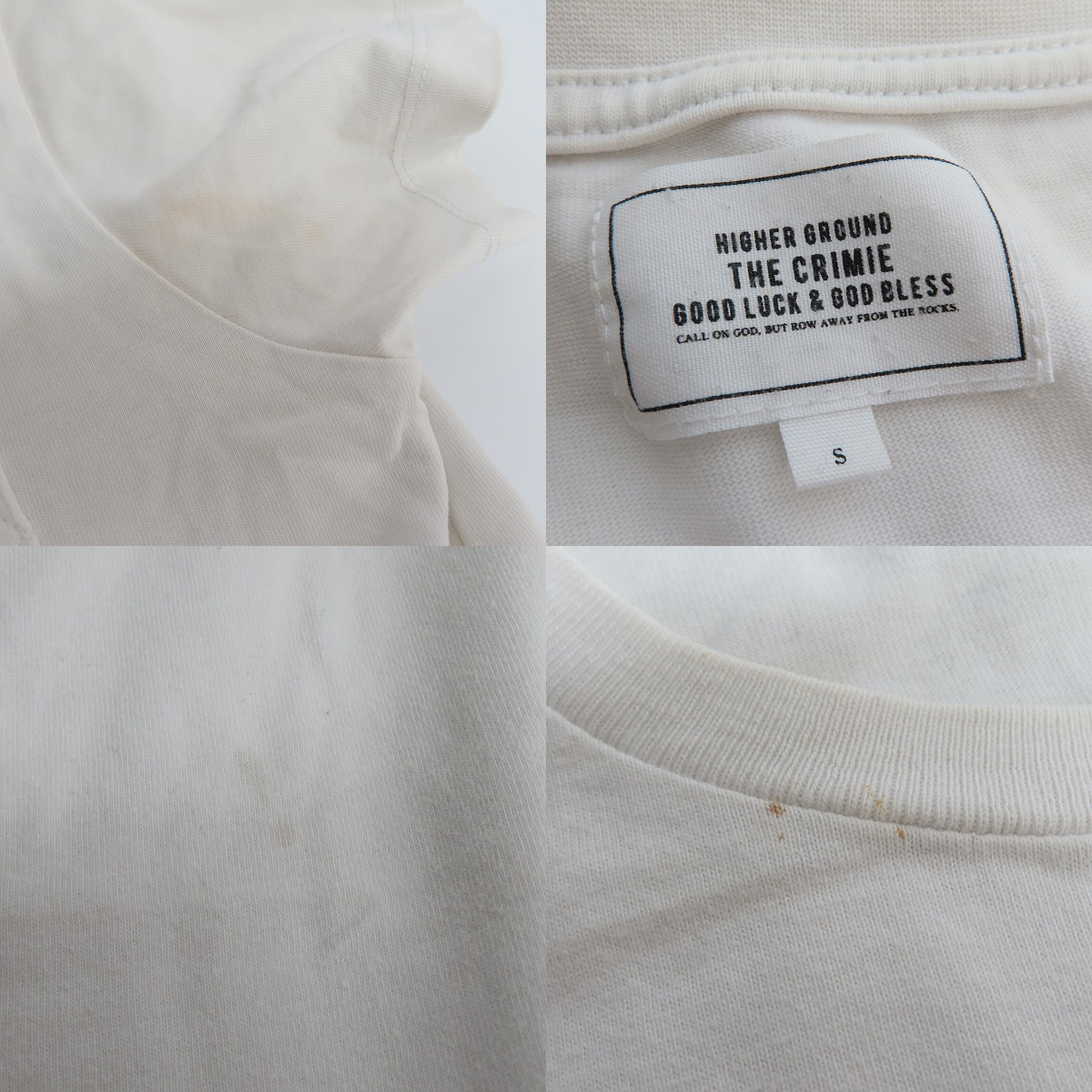 実際に弊社で買取させて頂いたTHE CRIMIE/クライミー Tシャツ/カットソー/S/M 7点セットの画像 8枚目