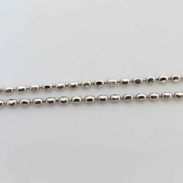 実際に弊社で買取させて頂いたBloody Mary/ブラッディマリー フットボールチェーン K18WGの画像 6枚目