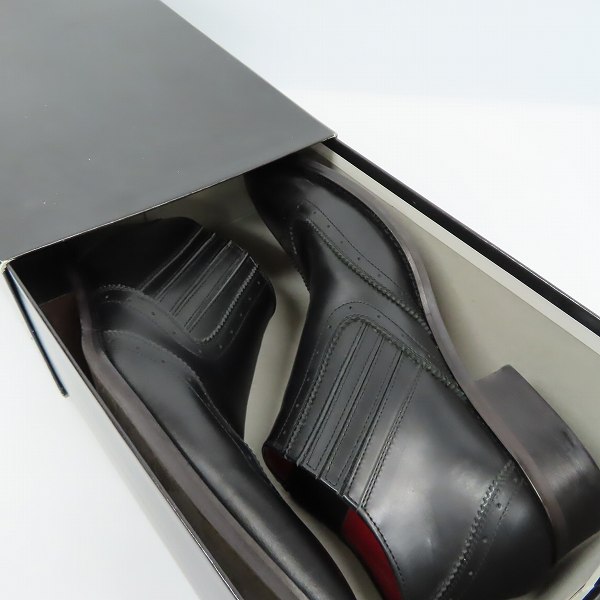 実際に弊社で買取させて頂いたJean Paul Gaultier/ジャンポールゴルチエ ウイングチップ レザーシューズ/40の画像 7枚目