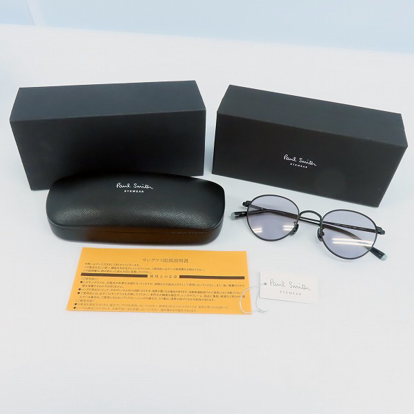実際に弊社で買取させて頂いたPaul Smith/ポールスミス ラウンド サングラス T-Beta Ti PS-907の画像 7枚目