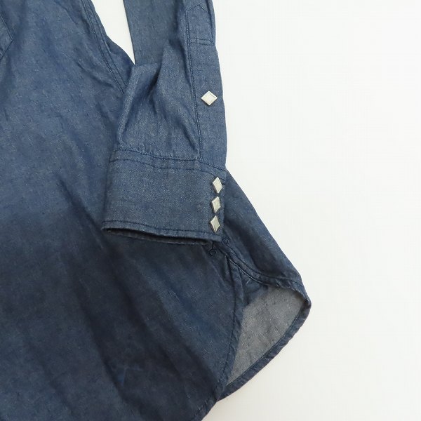 実際に弊社で買取させて頂いたuniform experiment/ユニフォームエクスペリメント 14SS ヨーク切替 ウエスタンシャツ UE-140056/2の画像 6枚目