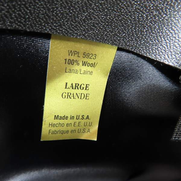 実際に弊社で買取させて頂いたCA4LA/カシラ ウール 中折れハット/帽子/Lの画像 6枚目