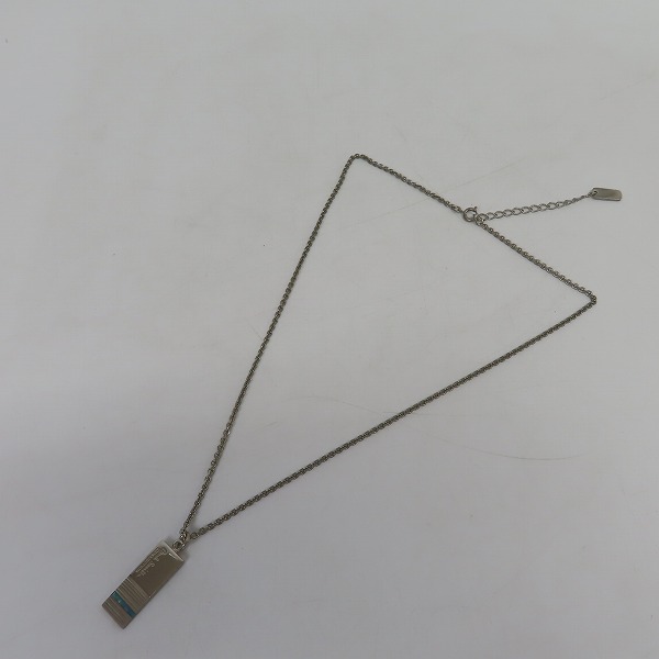 実際に弊社で買取させて頂いたPaul Smith/ポールスミス COLLECTION ロゴ プレート ペンダント/ネックレス チェーン付きの画像 7枚目