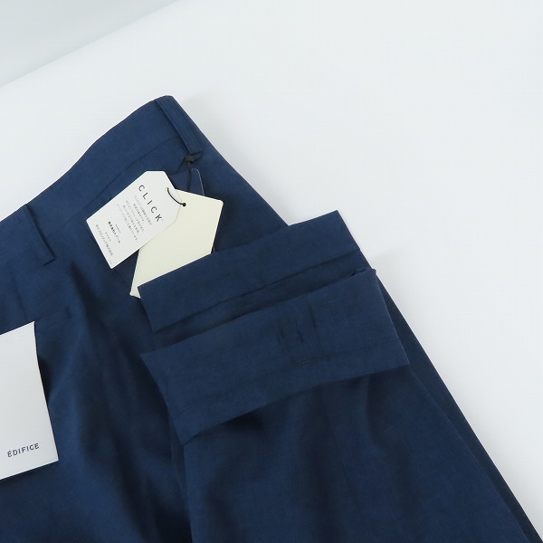 実際に弊社で買取させて頂いた【未使用】EDIFICE/エディフィス CLICK TEIJIN セットアップスーツ Mの画像 7枚目