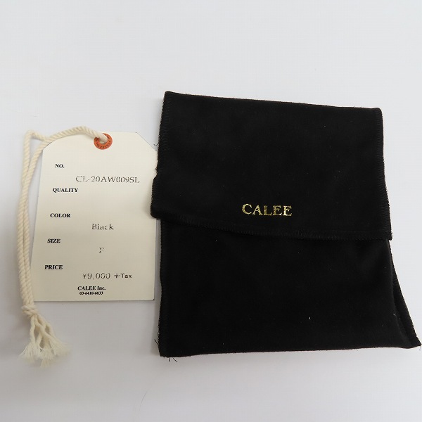 実際に弊社で買取させて頂いたCALEE/キャリー 20AW フック付き レザー ポーチ CL-20AW009SLの画像 5枚目