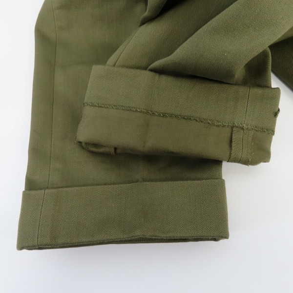 実際に弊社で買取させて頂いたUNITED ARROWS/ユナイテッドアローズ ヘリンボーン織 テーラードジャケット/パンツ セットアップ/52の画像 6枚目