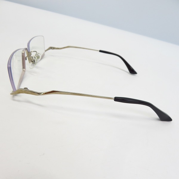 実際に弊社で買取させて頂いたLess than human/レスザンヒューマン PURPLE ハーフリム アイウェア/メガネフレームの画像 1枚目