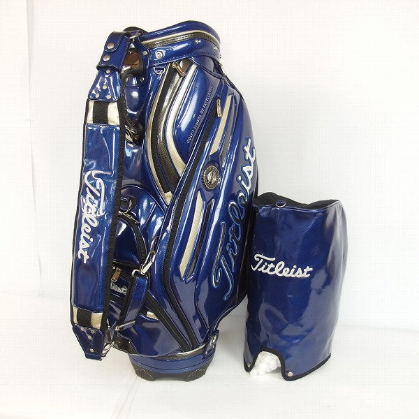 実際に弊社で買取させて頂いたTitleist/タイトリスト 9.5型 CB610S エナメルキャディバッグ