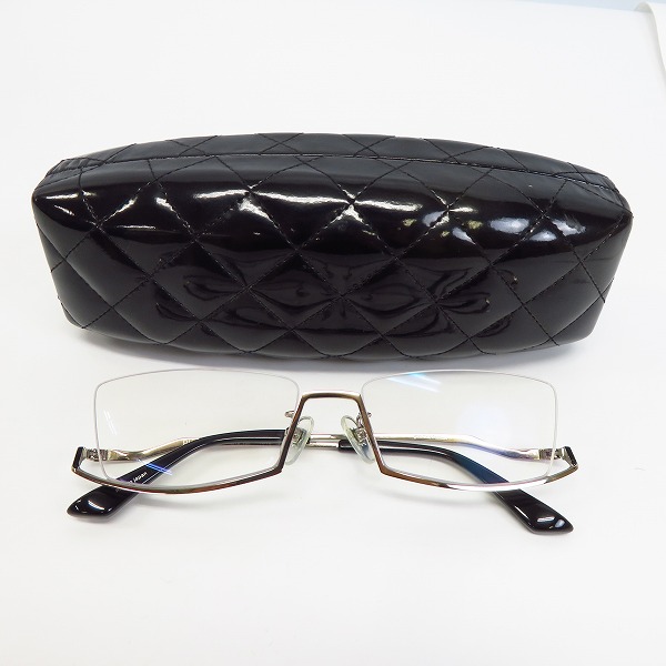 実際に弊社で買取させて頂いたLess than human/レスザンヒューマン PURPLE ハーフリム アイウェア/メガネフレームの画像 7枚目