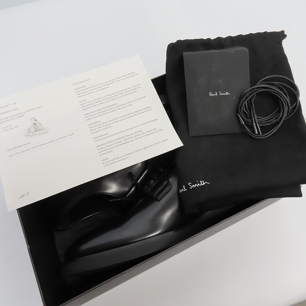 実際に弊社で買取させて頂いたPaul Smith/ポールスミス ポストマンシューズ ガラスレザー/10の画像 7枚目