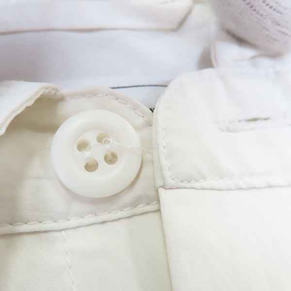 実際に弊社で買取させて頂いたTHE CRIMIE/クライミー 半袖ボタンシャツ ホワイト/S 2点セットの画像 7枚目